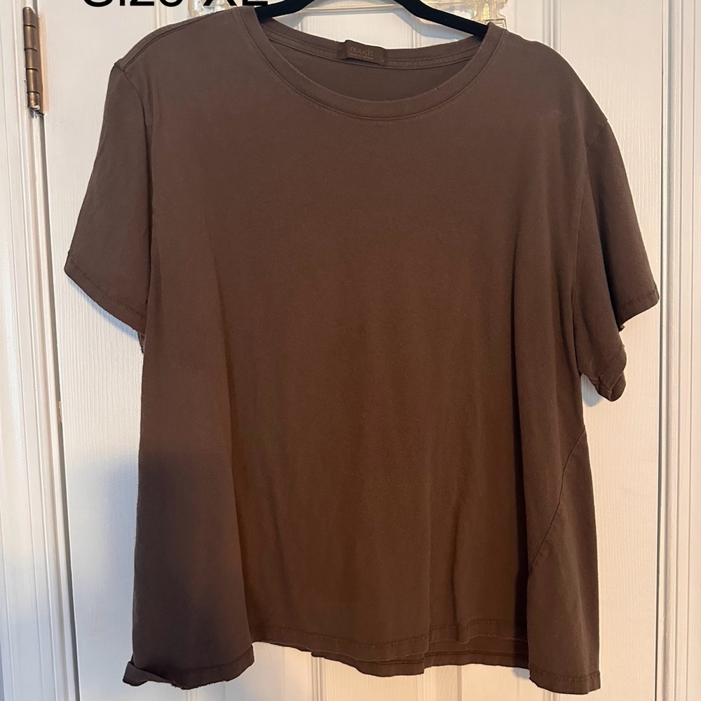 Nuuds everyday cotton tee - mocha